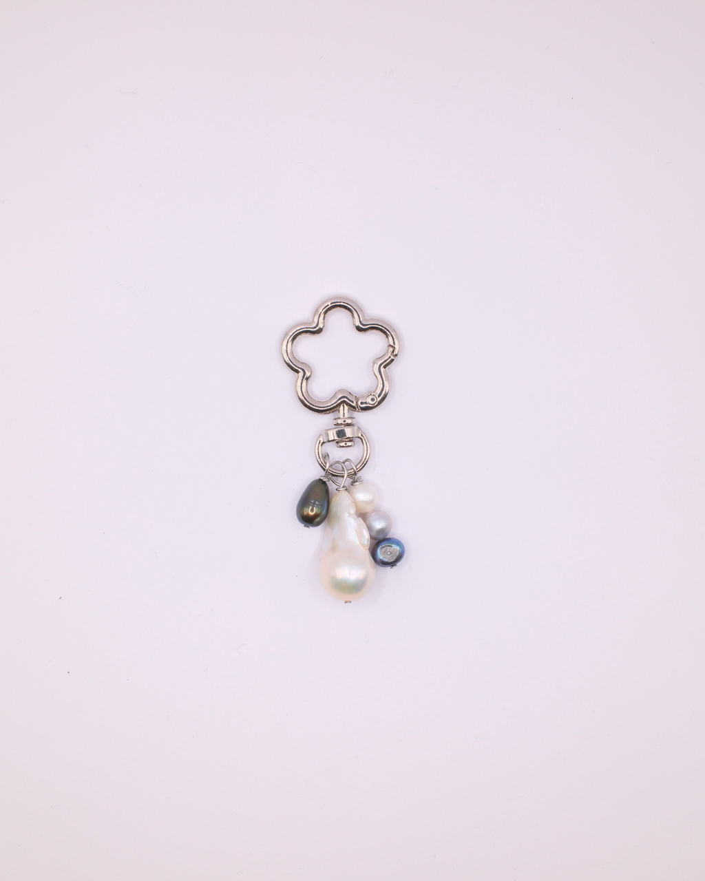 Flower Keyring - Ombre Pearl