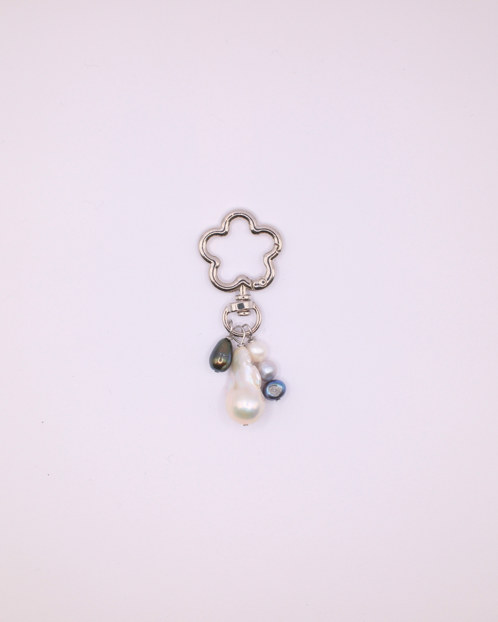 Flower Keyring - Ombre Pearl