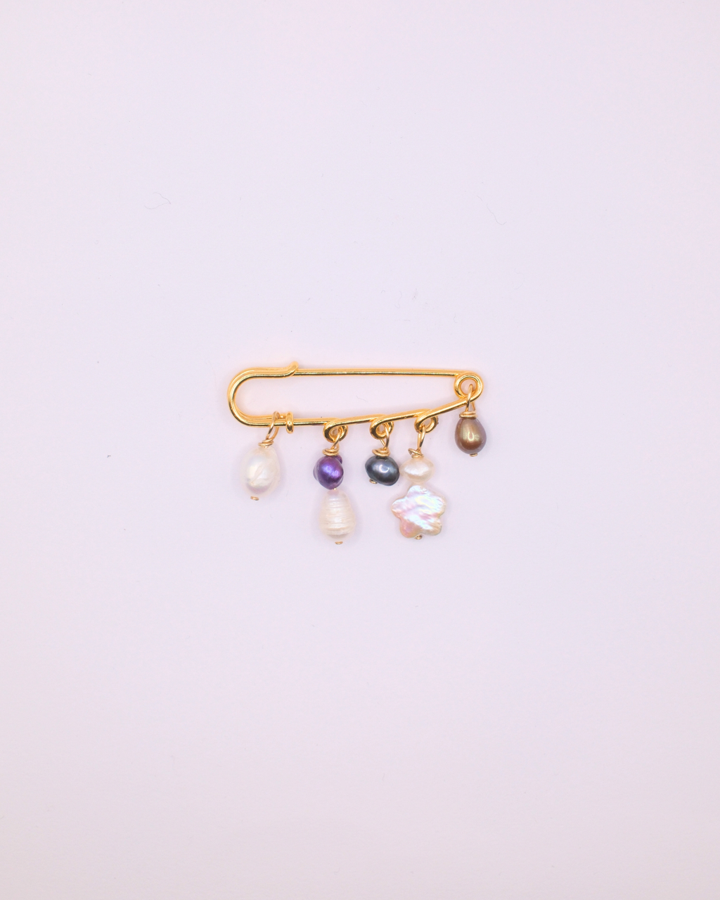 Puffaura Pin Brooch - Dusk