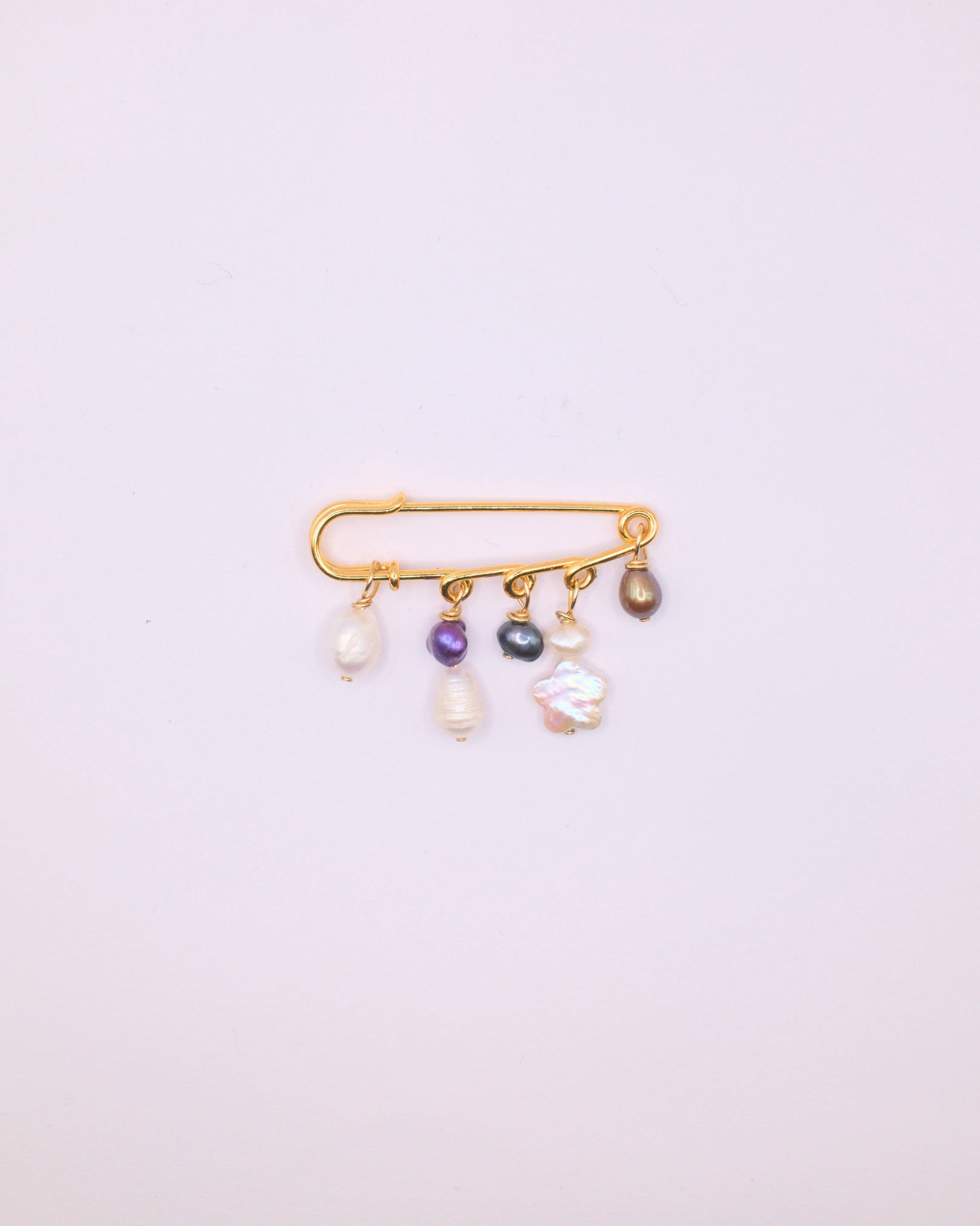 Puffaura Pin Brooch - Dusk