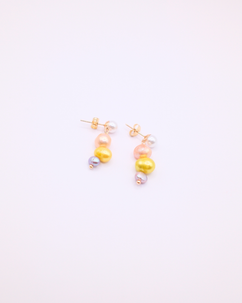 Pastel Pearl Drop Earrings