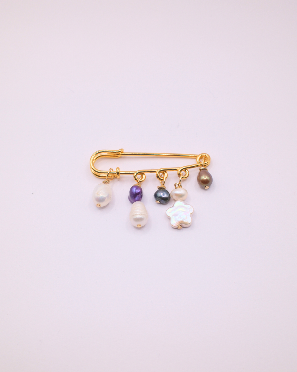 Puffaura Pin Brooch - Dusk