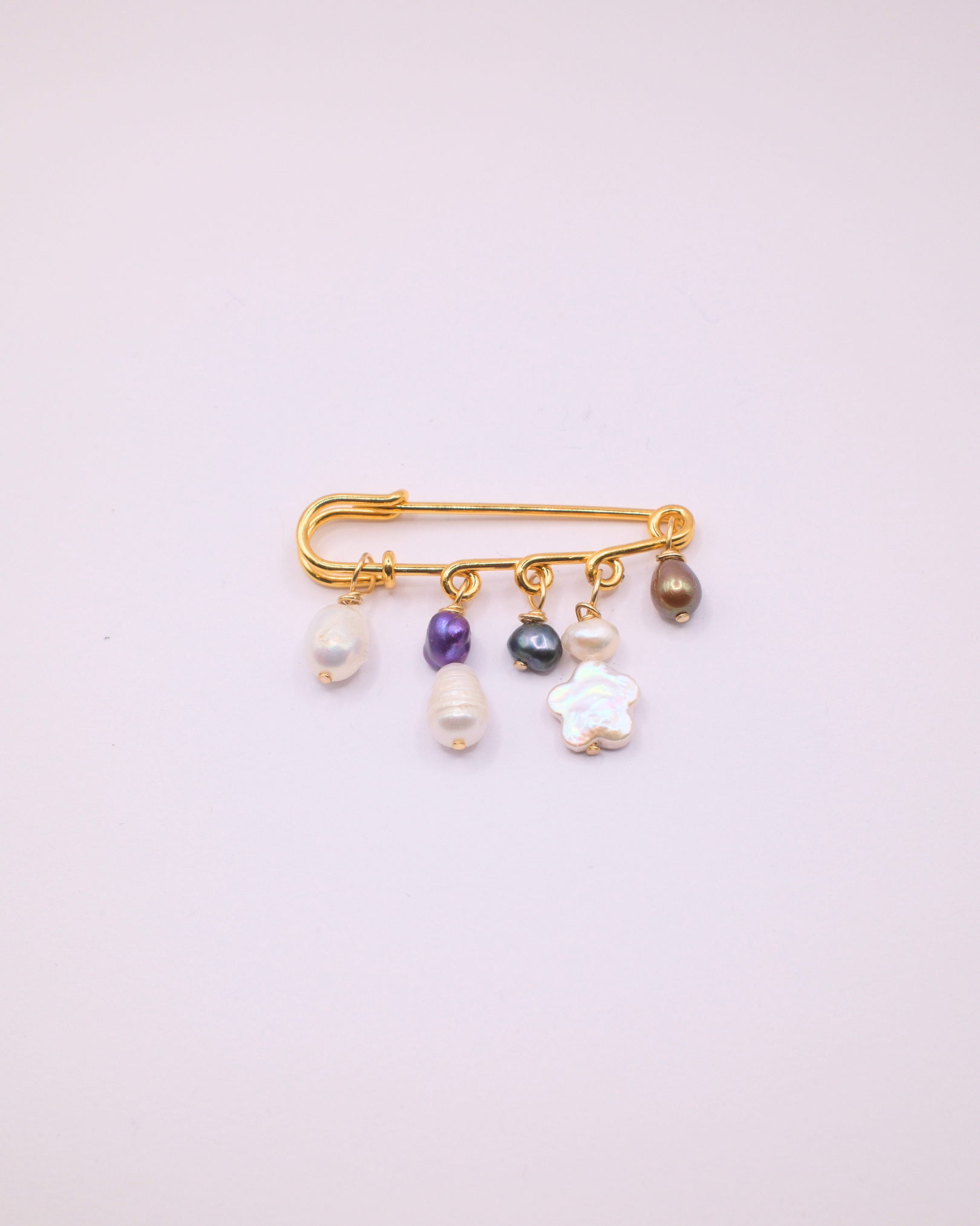 Puffaura Pin Brooch - Dusk