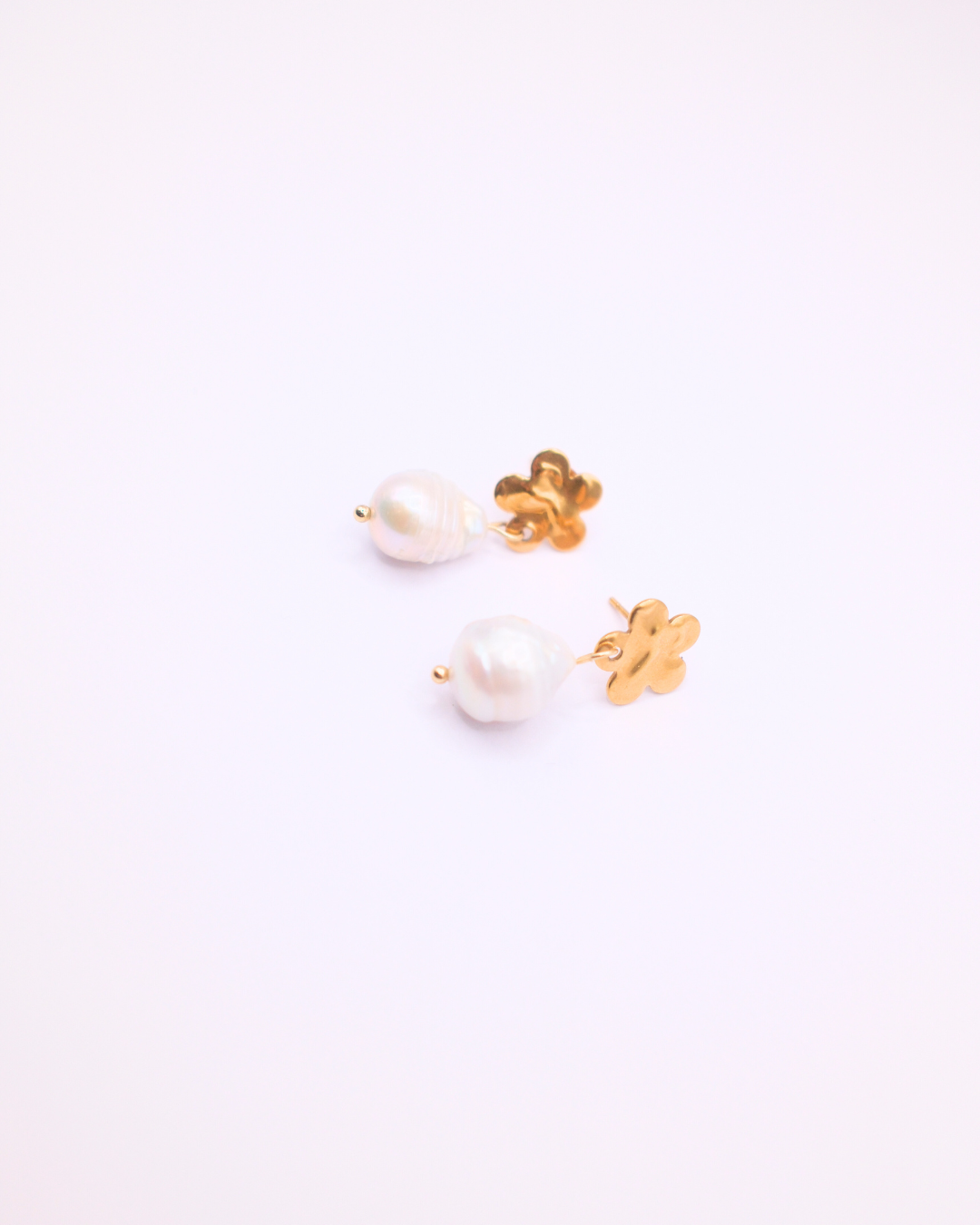 Flower Pearl Earrings