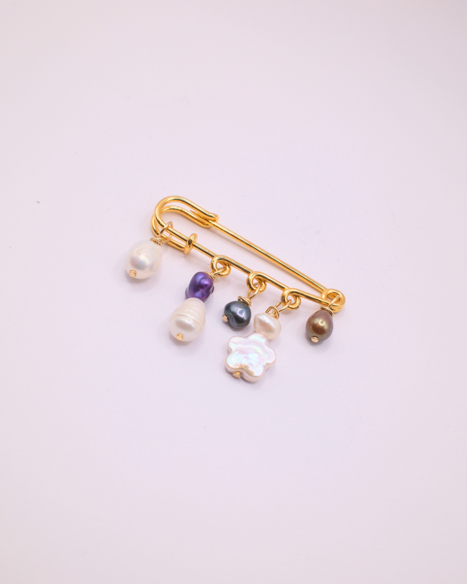 Puffaura Pin Brooch - Dusk
