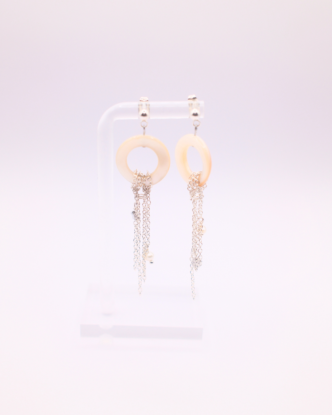 Circle Chain Earrings