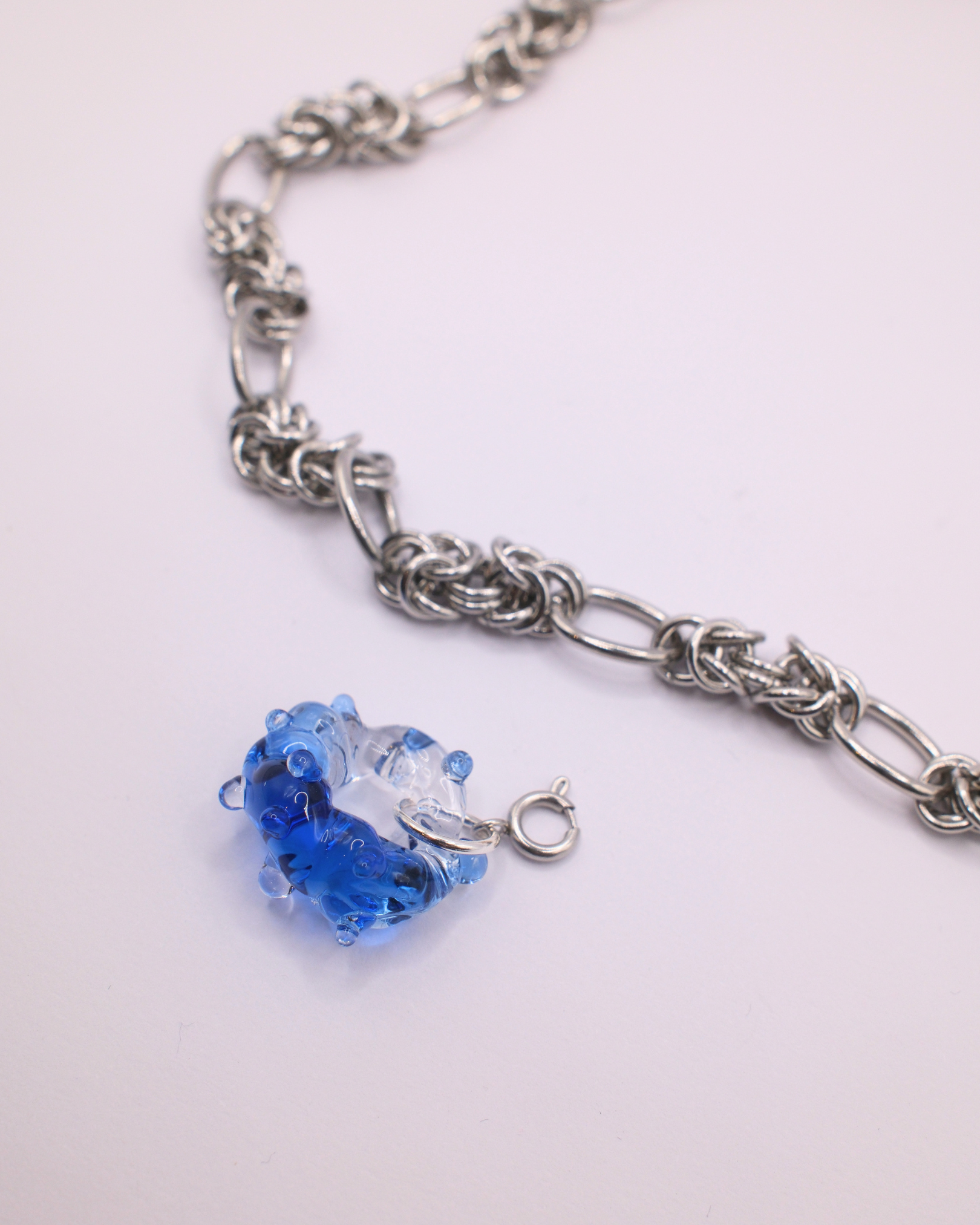 Chain Necklace w/ Denis Glass Charm