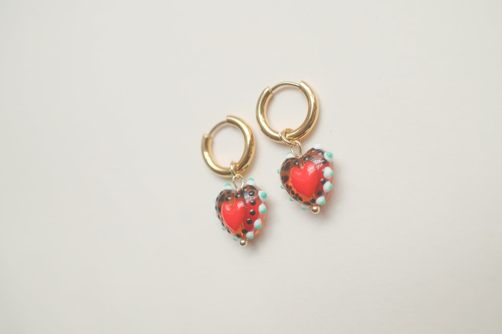 Hayley Heart Earrings