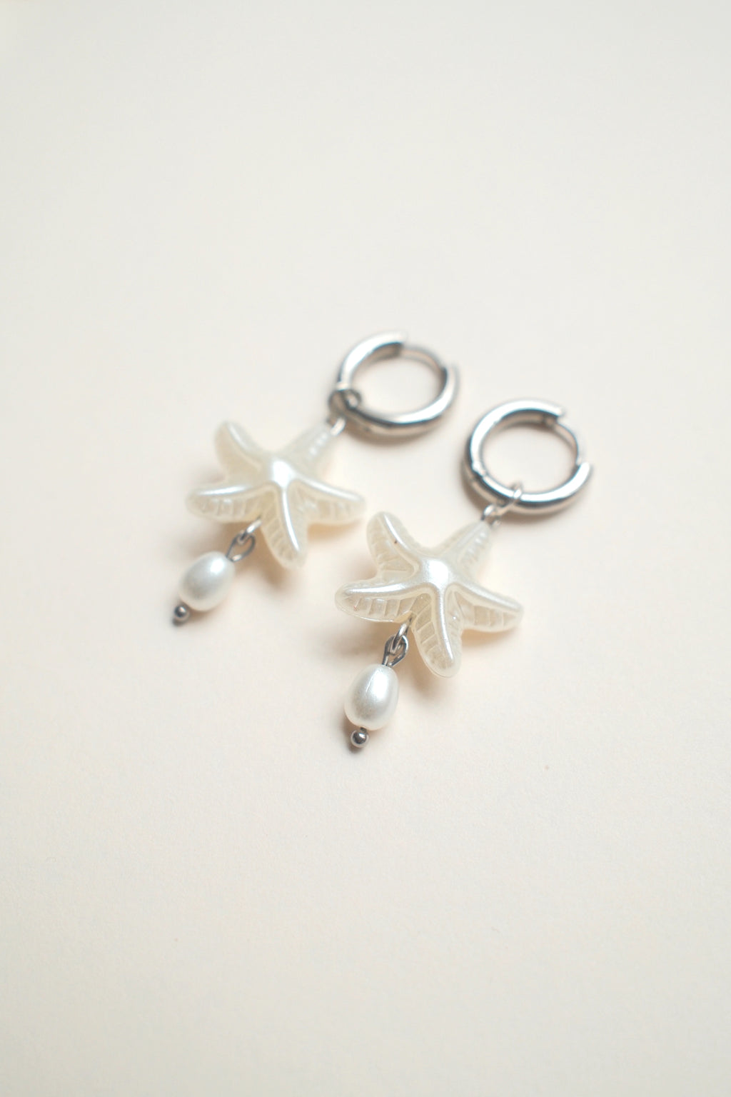Pearly Starfish Earrings