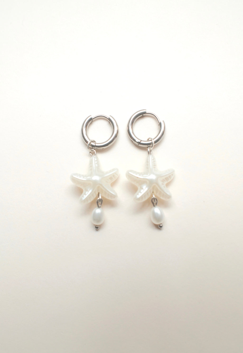 Pearly Starfish Earrings
