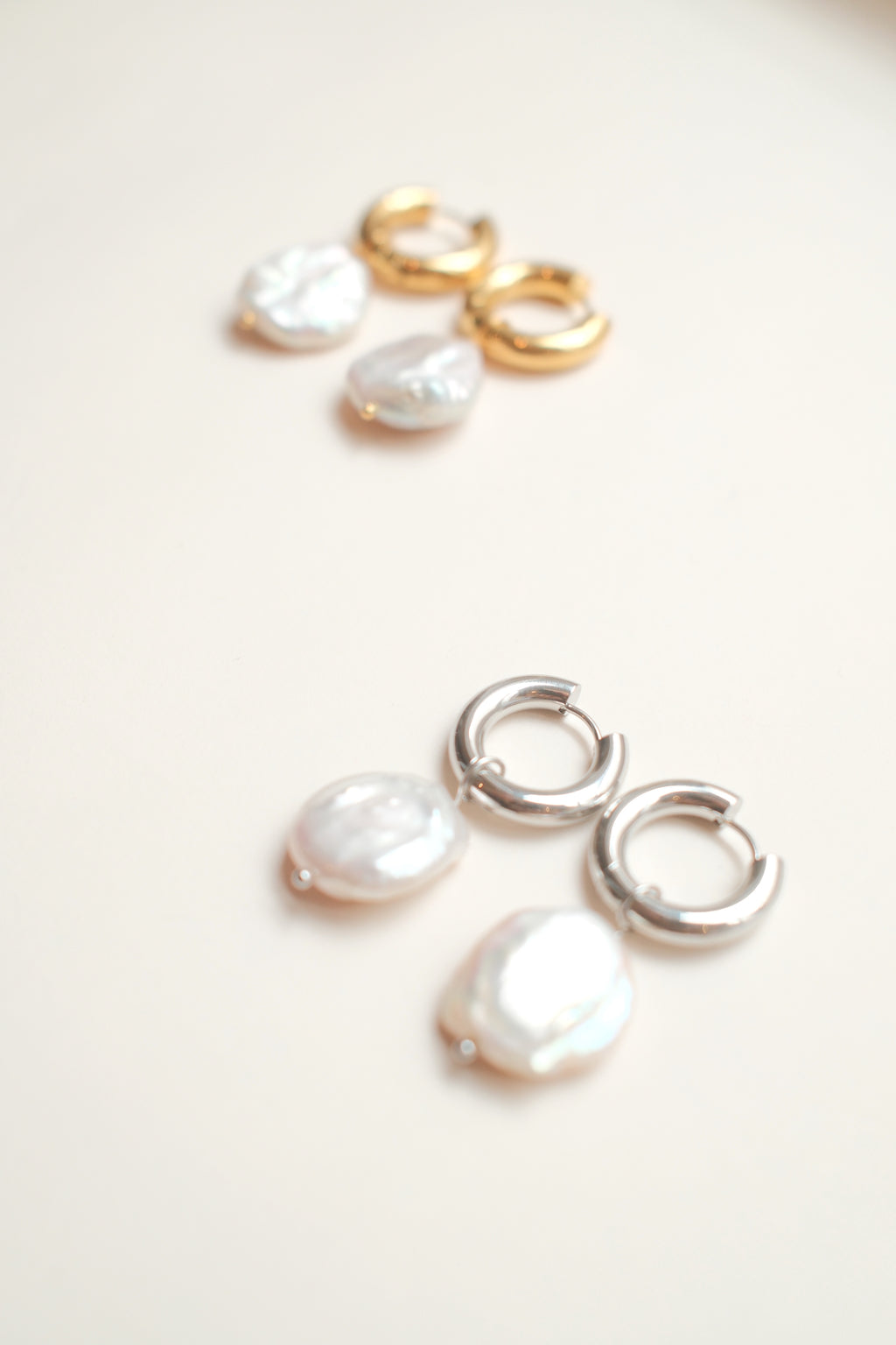 Penny Pearl Hoops