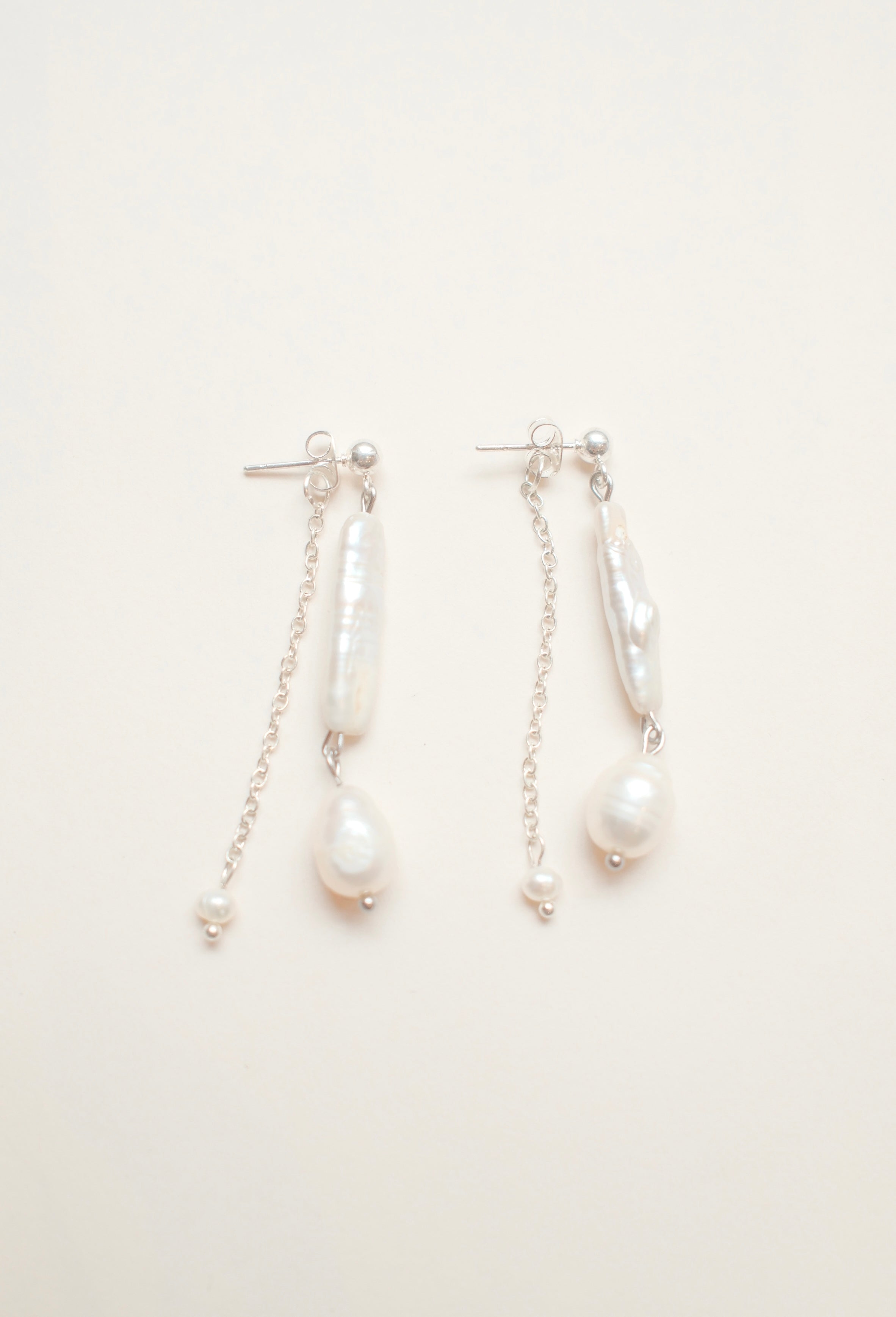 Rose Pearl Earrings