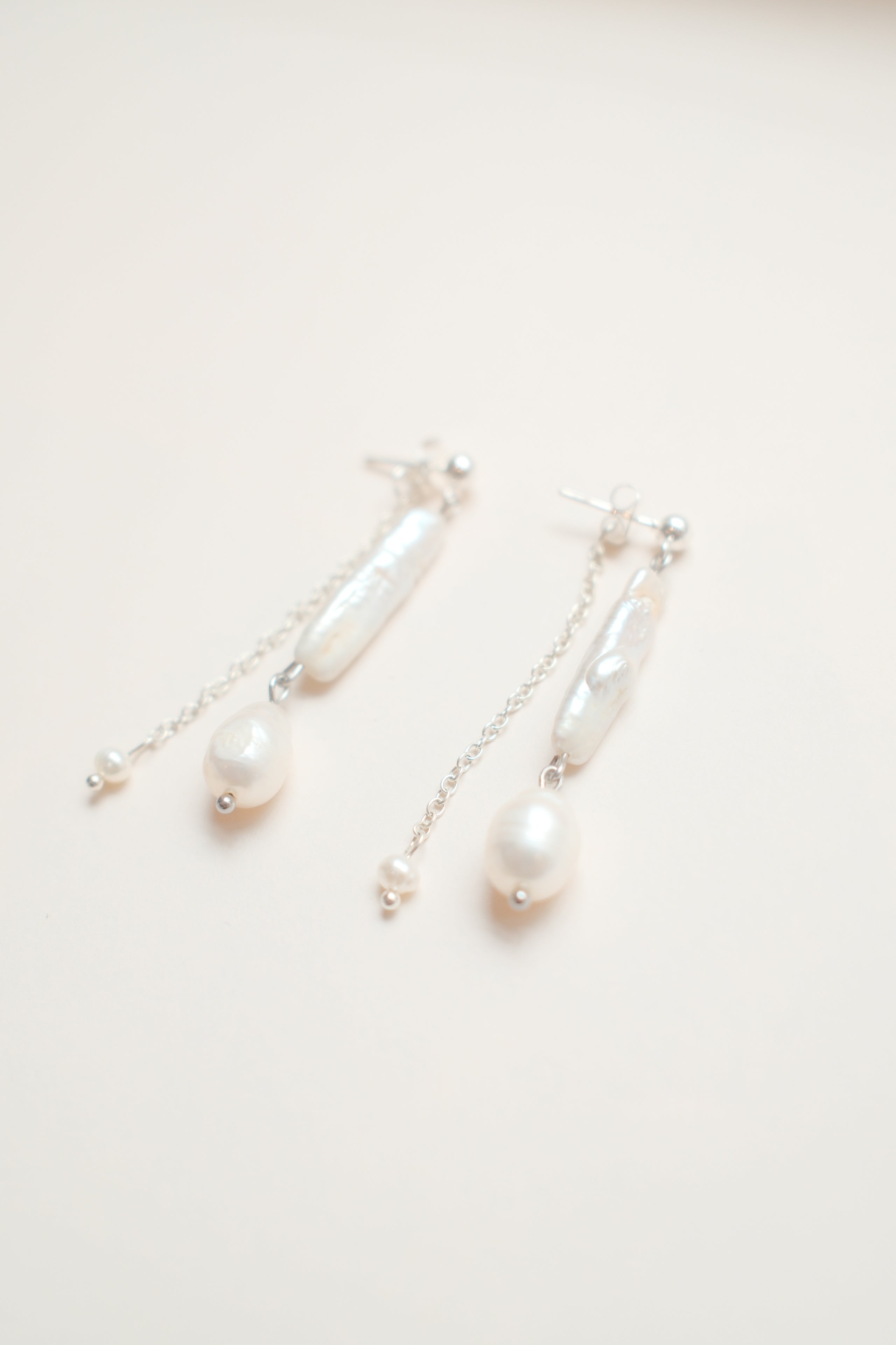 Rose Pearl Earrings