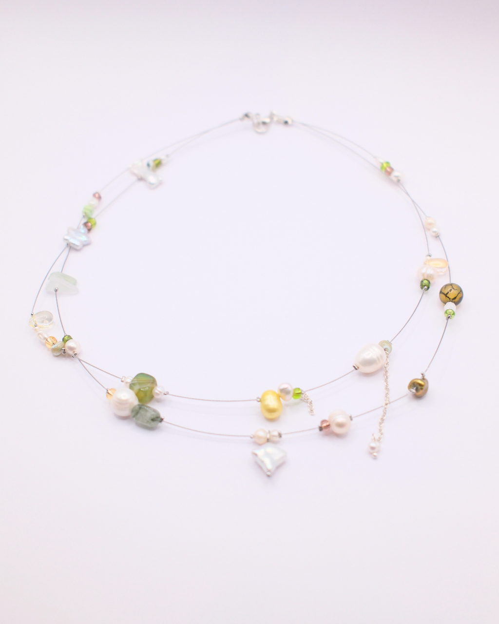 Green Wire Necklace
