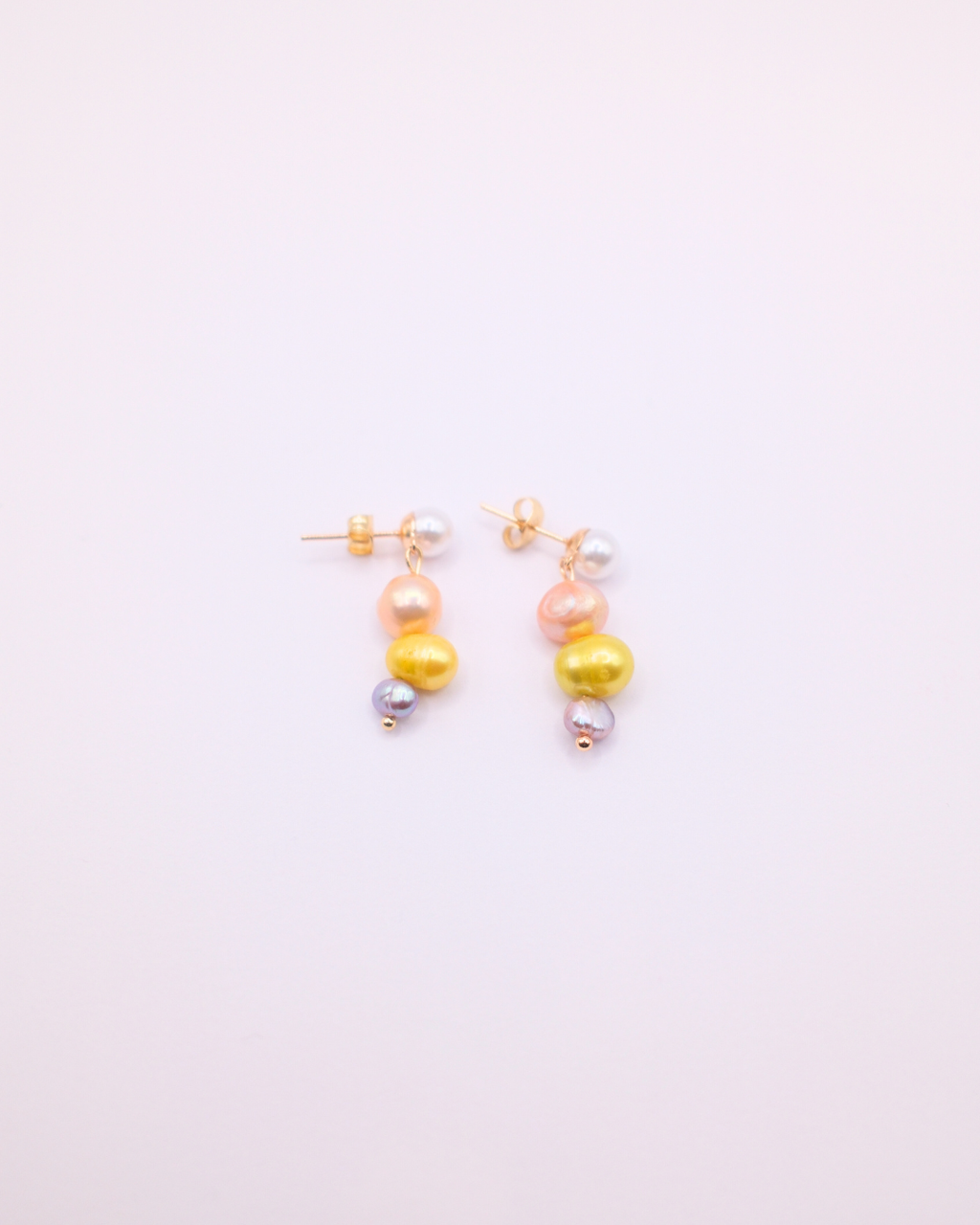 Pastel Pearl Drop Earrings