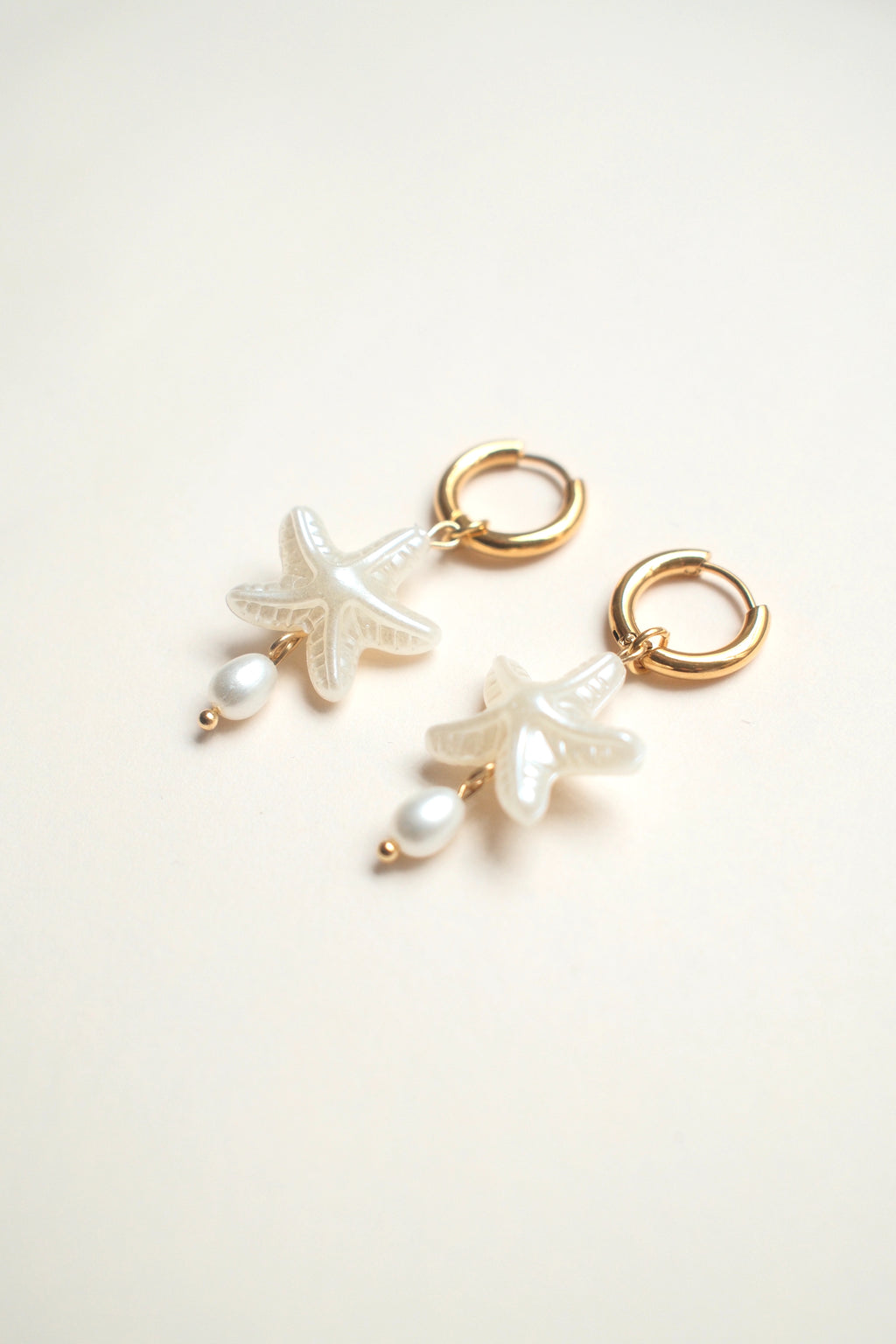 Pearly Starfish Earrings